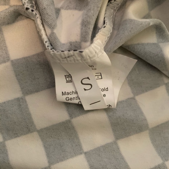 π Checkered tube top - Picture 2 of 2